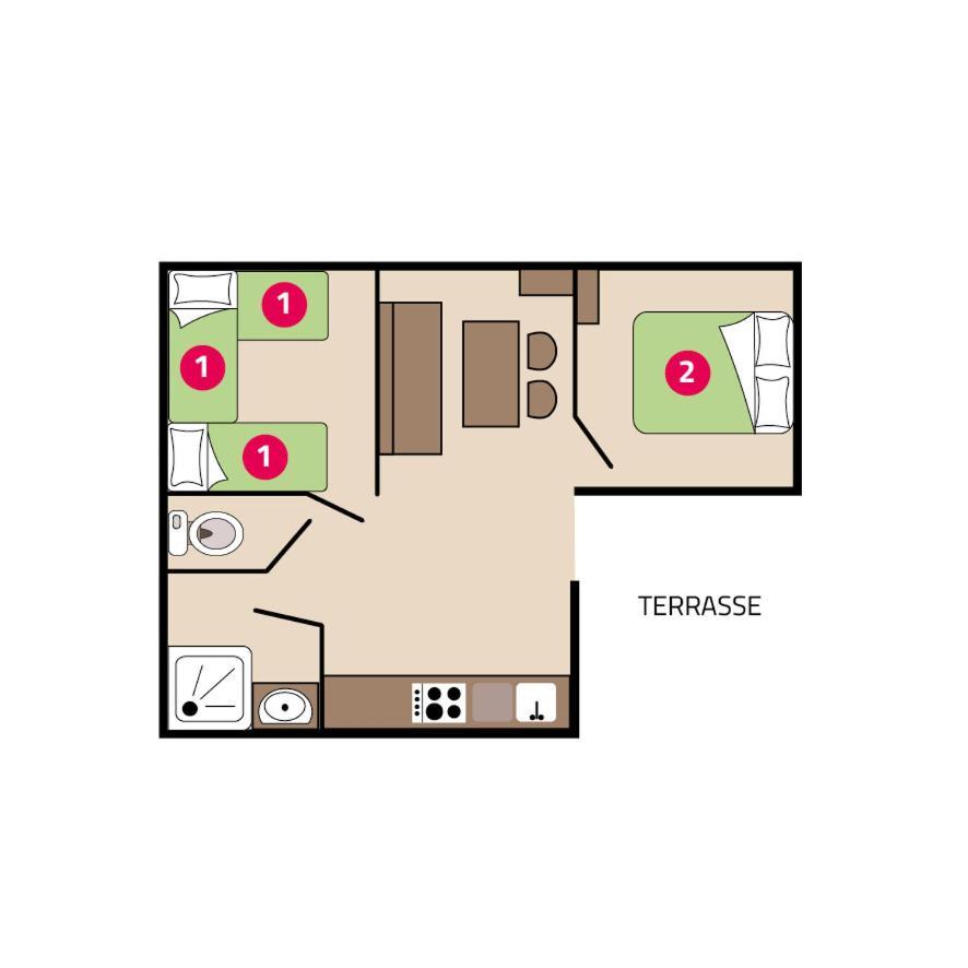 סנט-פייר-קיברון Camping Park Er Lann מראה חיצוני תמונה